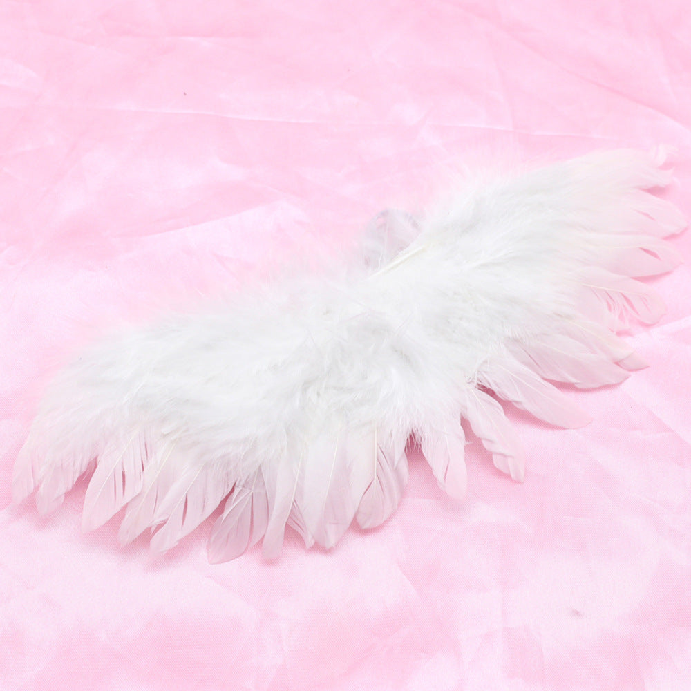Labubu 15-20cm Cotton Doll Angel Wings Elastic Cord Accessory (Compatible with Labubu)