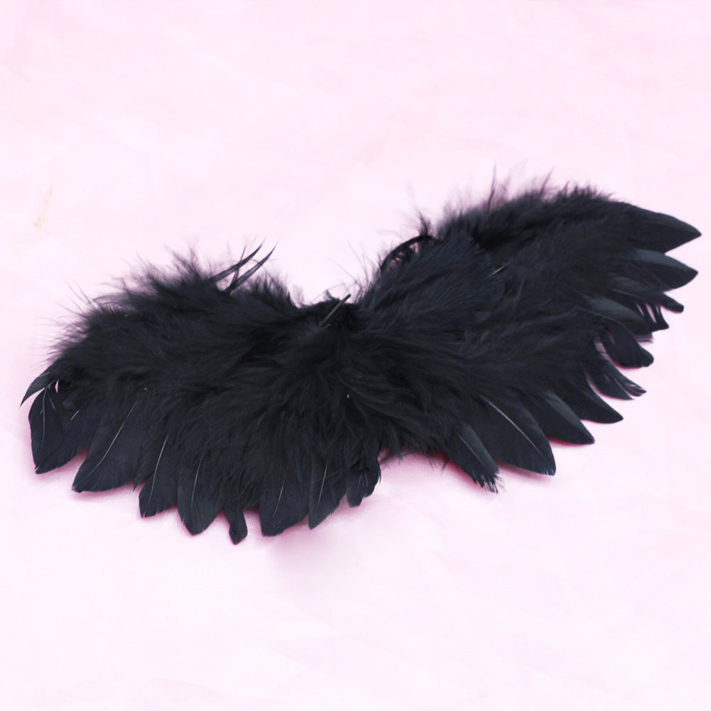 Labubu 15-20cm Cotton Doll Angel Wings Elastic Cord Accessory (Compatible with Labubu)