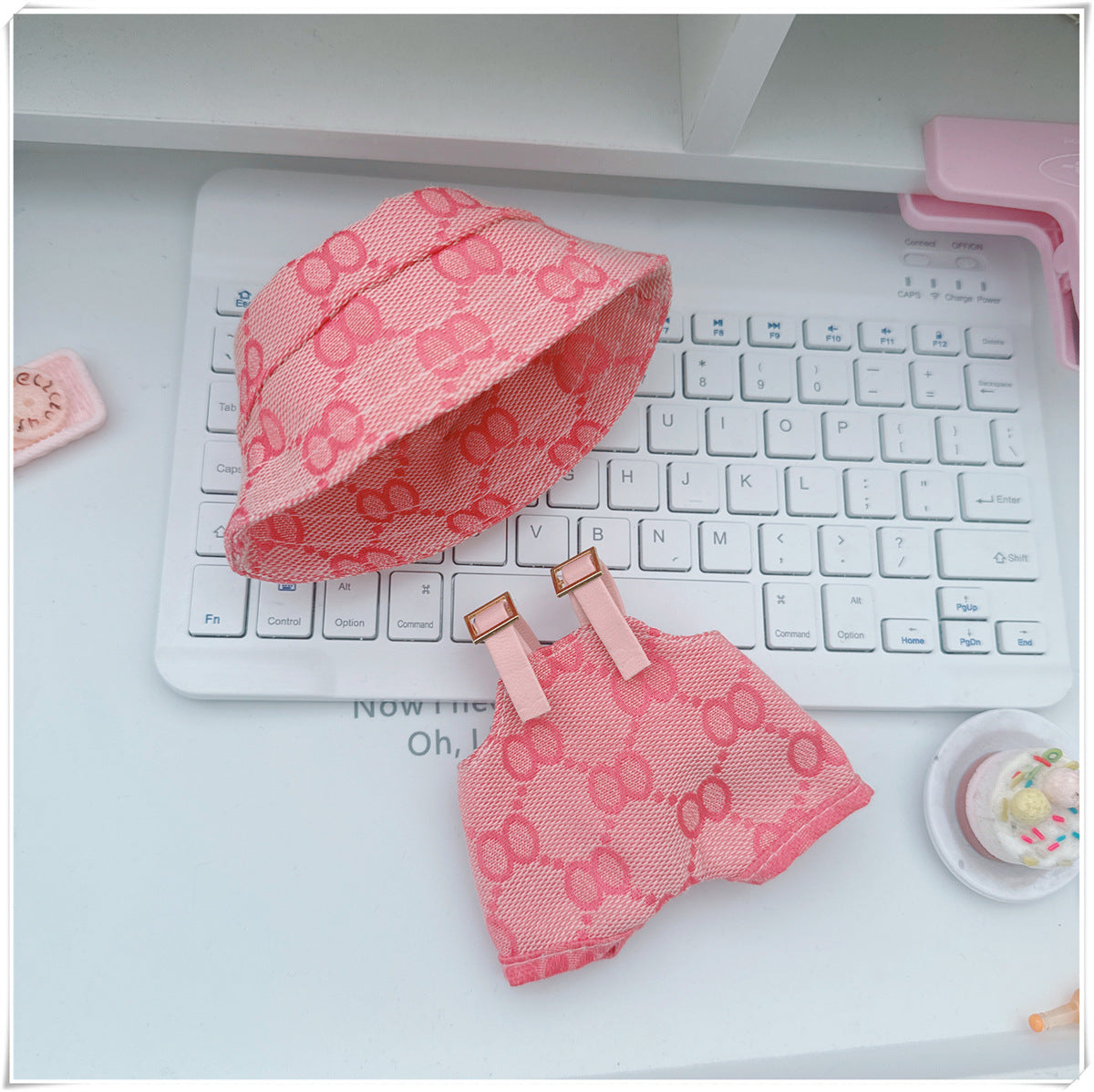 Labubu 17cm Doll Clothes Set - Generation 1/2 Triangle Strap Pants Party Outfit Accessory