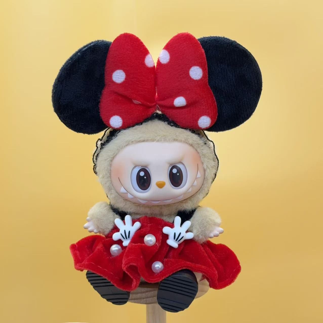 (Clothes only)- 17cm Labubu Doll Clothes Set - Outfit for Generation 1/2 Vinyl & Plush Toy Accessories