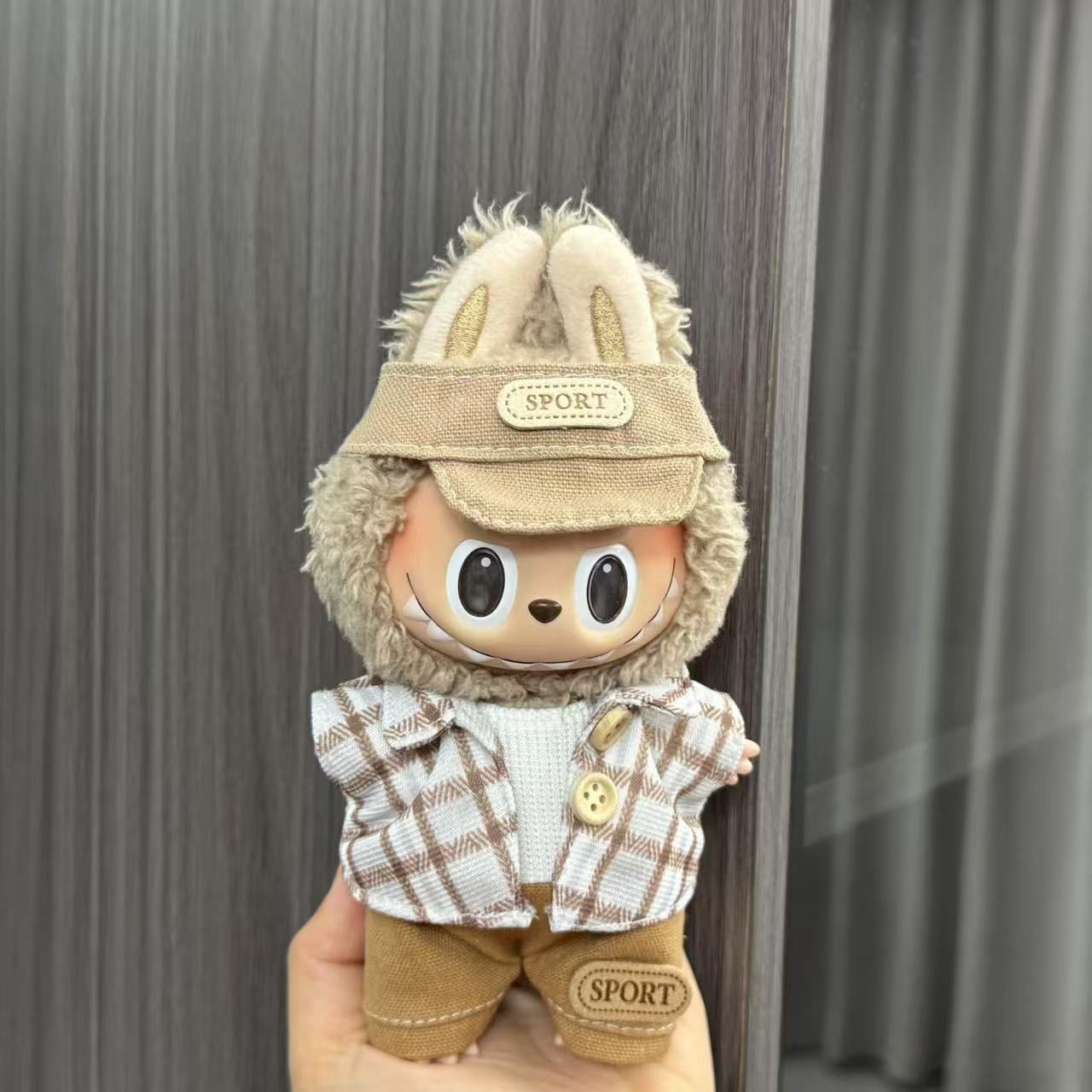 (Clothes only)- 17cm Labubu Doll Clothes Set - Outfit for Generation 1/2 Vinyl & Plush Toy Accessories