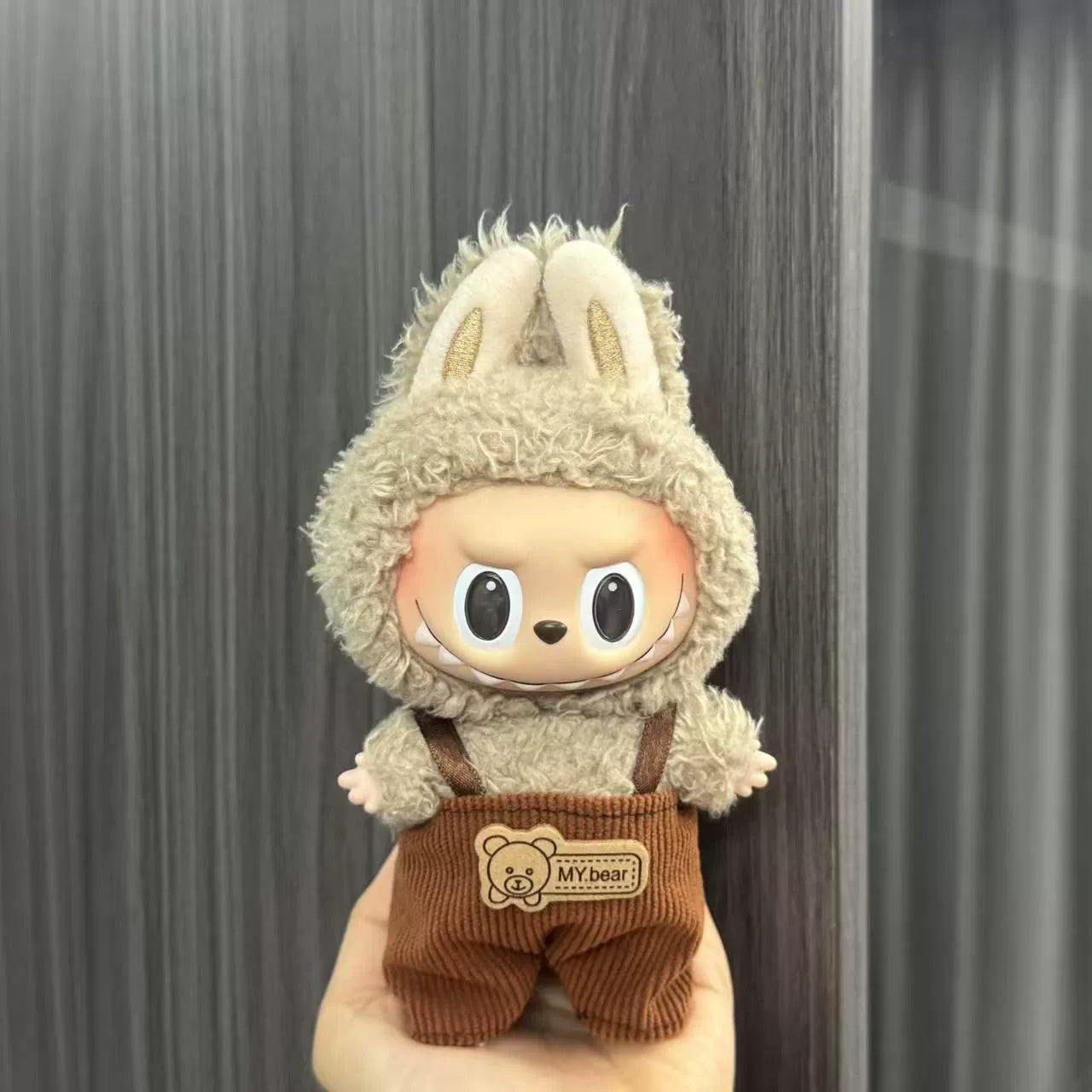 (Clothes only) Labubu doll clothes 17cm pendant first and second generation vinyl plush doll replacement clothes set